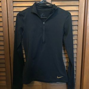 Black nike quarter zip
